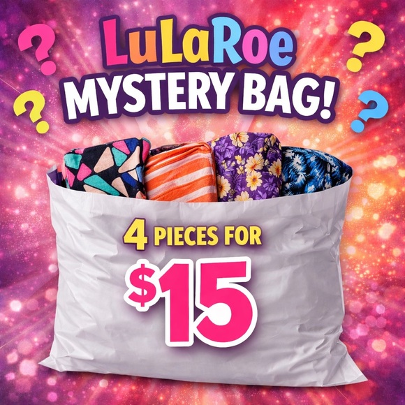 LuLaRoe Tops - 🎁 LuLaRoe Mystery Bag! 4 pieces for $15